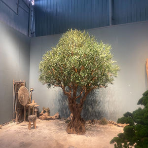 <span class=keywords><strong>Olivo</strong></span> Artificial Resistente a los Rayos UV, Altura Personalizable, con Frutos Realistas para Decoración Comercial de Exteriores - Product Image 3