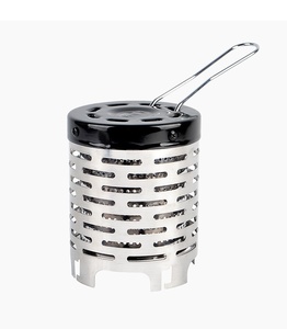 Mini Stufa da Campeggio Portatile in Acciaio Inox, Riscaldatore per Tenda Invernale, Attrezzatura per Riscaldamento Portatile da Campeggio - Product Image 5