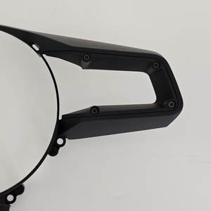 Cadre décoratif noir pour le volant de voiture de style GT avec effet de noircissement pour Macan Panamer Cayenne carrera 992419732 - Product Image 4