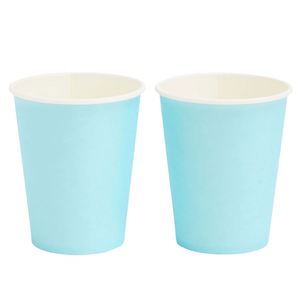 Juego de 72 Artículos de Fiesta Modernos en Azul Claro para 24 Personas, Platos, Vasos y Servilletas de Papel, para Cumpleaños, Graduación, Baby Shower - Product Image 5