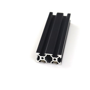 中国メーカーカスタムアルミマリオン押出2020 2040黒陽極酸化工業用アルミプロファイル - Product Image 3