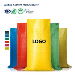 25kg 50kg 100kg hạt túi thức ăn chuyển phát nhanh đóng gói polythene nhựa phát triển Túi tùy chỉnh kích thước in không thấm nước PP dệt Túi - Product Image 1
