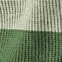 Pull-over doux à col rond et manches longues pour enfants, avec logo personnalisé, rayures vert olive, en mélange de viscose côtelé, mignon et décontracté, printemps-été