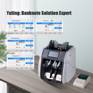 HT-9100 yuting + Máy đếm tiền với Máy quét giá trị số sê-ri Máy đếm tiền Euro - Product Image 2