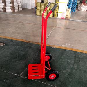 Carretilla de Mano Metálica con Capacidad de 300 kg, Personalizable, para Manejo de Carga en Almacenes, Plataforma de Transporte, Carretillas HT1827 - Product Image 2