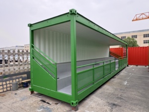 Structure de gradins sportifs en conteneurs de 40 pieds avec toit solide et fond de conteneur de 40 pieds x 20 pieds pour événements sportifs de club - Product Image 4