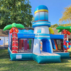 Toboggan Gonflable Combo <span class=keywords><strong>Phare</strong></span>, Toboggan Gonflable, Jouets Gonflables, Trampoline Gonflable - Product Image 1
