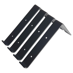 Estante <span class=keywords><strong>flotante</strong></span> de esquina en forma de L personalizado de fábrica soportes de montaje en pared para placa de madera - Product Image 2