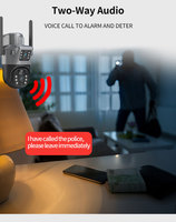 Système de surveillance solaire en gros, système de surveillance extérieur avec interphone vocal, vision nocturne étanche