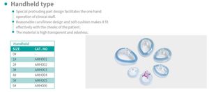 Anestesia medica maschera di ossigeno disinfettante tipo Eos per l'uso con macchina per anestesia - Product Image 5