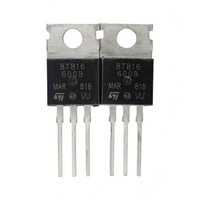BTB16-600B BTB16 Tiristor Bidireccional de Inserción Directa TO-220 16A/600V