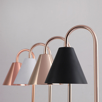 Outils d'aromathérapie sans feu Lampe chauffe-bougie à gradation chronométrée Tête de lit de chambre chauffe-bougie électrique avec base en marbre