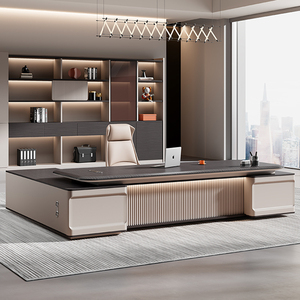 Escritorio <span class=keywords><strong>Ejecutivo</strong></span> Moderno para Oficina, Muebles de Oficina de Lujo, Diseño de Alta Calidad para Centro de Ventas Inmobiliarias - Product Image 2
