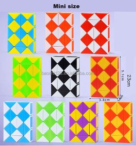 ตัวต่อพลาสติกแบบพกพาขนาดเล็ก 24 ชิ้น สำหรับเด็ก ปลอดภัย ใช้สำหรับพัฒนาการเด็ก เกมตัวต่อแบบงูวิ่งเร็ว - Product Image 3