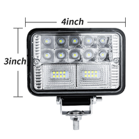 Barre lumineuse et projecteur LED DXZ H-DSY-4C-26 carré de 4 pouces, 78W, 12V-24V, certifié CE, pour la rénovation/amélioration des voitures, camions, bateaux, VTT - Nouveau