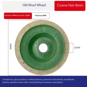 Disque de polissage en feutre 100% laine pour verre dur - Product Image 5