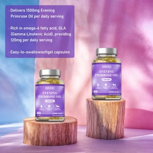 Bán nóng buổi tối dầu hoa anh thảo 1300mg, 10% GLA, Softgels bổ sung hexane miễn phí dầu ép lạnh buổi tối dầu hoa anh thảo - Product Image 4