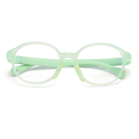 Monture de lunettes optiques colorées réglables pour enfants, flexibles, anti-rayonnement, avec étui à lunettes pour les enfants de 4 à 7 ans