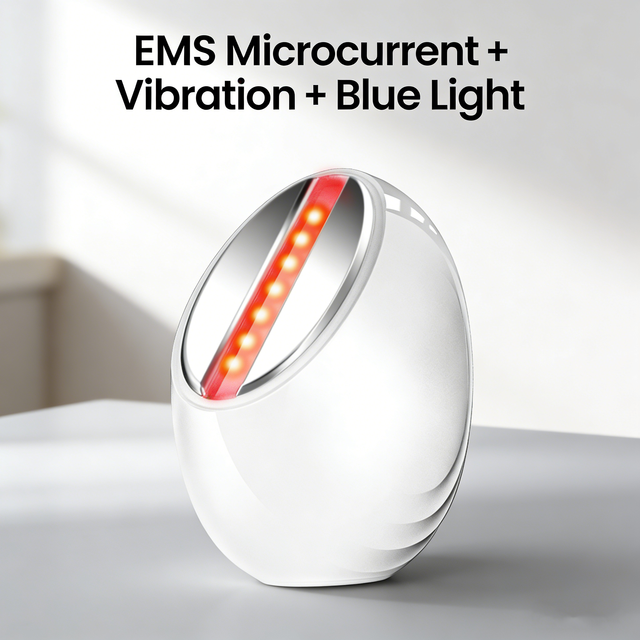 Electric Microcurrent Face Lift Machine with Warm Massage for Anti-Wrinkle & Skin Firming