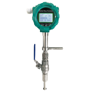 Tùy chỉnh thép không gỉ nhiệt Khối lượng khí đo lưu lượng chèn loại LCD hiển thị cho không khí nước dầu-nhiều vừa đo lưu lượng - Product Image 2