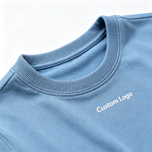 Camiseta Lisa de Moda Oversize de Alta Calidad con Logotipo Personalizado 2026, 190 g/m², Cómoda, para Hombre y Mujer - Product Image 5