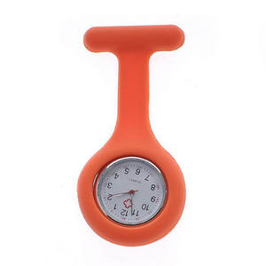 Montre de poche électronique pour fille, en Silicone, de poche, à broche, à lien, broche ol, sans batterie - Product Image 5