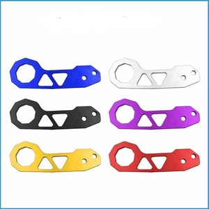 Crochet de remorquage en alliage d'aluminium, 2 trous, universel, adapté aux voitures Suzuki Honda Fit GK5, crochet de remorquage pour pare-chocs arrière - Product Image 5