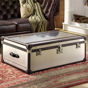 <span class=keywords><strong>Mesa</strong></span> <span class=keywords><strong>de</strong></span> Centro <span class=keywords><strong>de</strong></span> Cuero Estilo Americano con Marco <span class=keywords><strong>de</strong></span> Madera, Diseño Vintage Europeo <span class=keywords><strong>de</strong></span> Mediados <span class=keywords><strong>de</strong></span> Siglo, Superficie <span class=keywords><strong>de</strong></span> Cuero Genuino, Sin Ensamblaje - Product Image 5