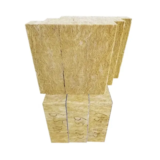 Baik tahan air wol mineral batu wol papan insulasi dengan permukaan mortar untuk saluran atap lantai