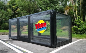 Tente de <span class=keywords><strong>garage</strong></span> de voiture gonflable portable, imperméable, résistante au soleil, facile à installer, en tissu Oxford PVC durable, design capsule - Product Image 2