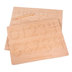 New Montessori Cartas De Madeira Pré-Escolar Learning <span class=keywords><strong>Board</strong></span> Unisex Crianças Brinquedos Educativos para Sala de estar Placa Rastreável - Product Image 1