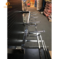 Étagère de présentation en métal de bonne qualité pour magasin de détail, accessoires de quincaillerie, outils de jardinage agricoles, outils électriques suspendus