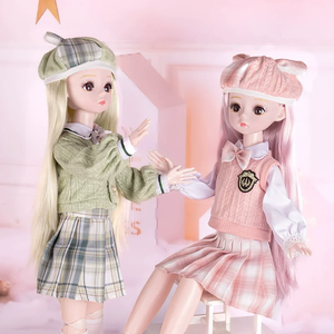 Bambola BJD da 12 Pollici Stile JK - Grande Bambola da Vestire per Scene di Campus, Vicolo di Osaka e Tavolo da Trucco - Product Image 2