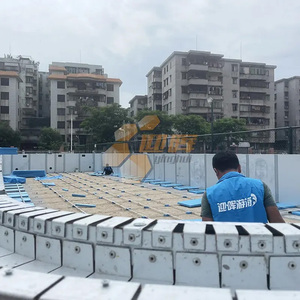 สระว่ายน้ำอลูมิเนียมเหนือพื้นมีคุณสมบัติเป็นมิตรต่อสิ่งแวดล้อมสำหรับเด็กใช้ซ้ำได้ระบบกลางแจ้ง - Product Image 5