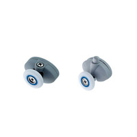 Accessoires de quincaillerie pour portes coulissantes : Roulettes de porte de douche en nylon, roulettes pour portes de douche en verre