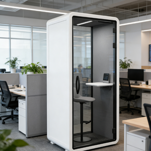 Cabine Acoustique Individuelle Moderne et Durable avec LED <span class=keywords><strong>Anti</strong></span>-Éblouissement 4000K en Alliage d'Aluminium Aéronautique - Product Image 1