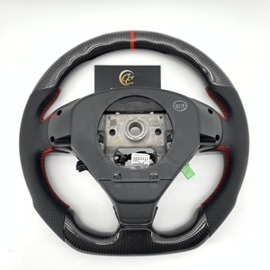 CCExcellent Personnalisé pour 7thgen Accord Coupé Gen 1tsx Style Sport Volant de Luxe en Fiber de Carbone avec Cuir Perforé - Product Image 2