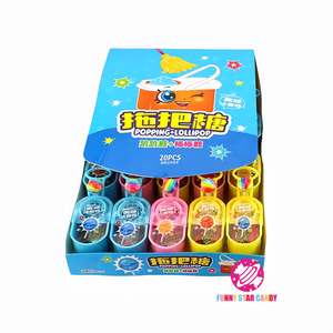 Nuevo Producto Juguetes de <span class=keywords><strong>Caramelos</strong></span> Lollypop para Niños al por Mayor, Juguetes de Coche de Arrastre Personalizados con Forma de Cubo de Fregona y <span class=keywords><strong>Caramelos</strong></span> Lollipop Ácidos, Dulces y Explosivos - Product Image 6