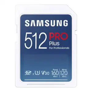 Original Samsung PRO Plus SDXC Vollformat-SD-Autokarte 128 GB 256 GB Klasse 10 V30 U3 Speicherkarte C10 160 MB/S Ush-1 Unterstützung für Kamera