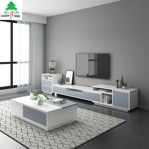 Meuble TV rétractable de grande taille pour salon, <span class=keywords><strong>table</strong></span> à thé multifonctionnelle, style nordique, meuble TV - Product Image 4