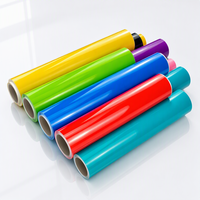 Pasokan Pabrik Vinyl Warna-warni Potongan Matte PVC Warna Potongan Vinilo Adhesivos Roll Untuk Plotter