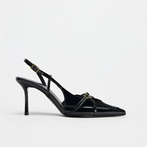 ZA2026 Nouvelle collection Printemps – Escarpins à talon aiguille et bout pointu, mules élégantes polyvalentes, sandales à talon haut avec bride cheville - Product Image 4