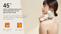 Darius Mini Pro Gun pemijat terbaik irit Portable Hot Cold Massage Gun untuk tubuh kepala wajah dalam jaringan perkusi untuk digunakan di rumah