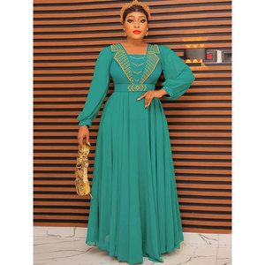 Abayas musulmanes de Dubaï pour femmes, robes longues en mousseline de soie à manches longues, robes de soirée de mariage, robes de bal, vêtements islamiques, caftan marocain <span class=keywords><strong>femme</strong></span> <span class=keywords><strong>boubou</strong></span> - Product Image 1