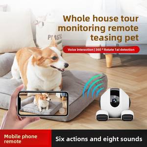 Cámara para mascotas Robot de 3MP para uso doméstico móvil con Sensor CMOS extraíble sin enchufe, detección de movimiento, vista 360, Audio bidireccional, datos de tarjeta SD - Product Image 3