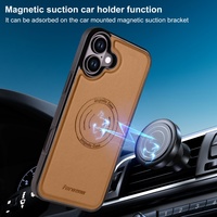 Forwenw pour iPhone 11 12 13 14 15 16 17 Air Plus Pro Max E SE 8 XS XR TPU Soft Flip Card Slot Bag PU Leather Magnetic Case Cover