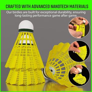 Volants <span class=keywords><strong>de</strong></span> <span class=keywords><strong>badminton</strong></span> EAGLES LED 360 Glow qui brillent dans le noir, lot <span class=keywords><strong>de</strong></span> 5/10 - Product Image 4