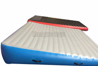 Rampe d'air de gymnastique, forme de pente, cale gonflable, piste inclinée, tapis incliné pour gymnastique, tapis de rampe triangulaire pour gymnastique
