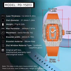 <span class=keywords><strong>Montre</strong></span> Femme PAGANI DESIGN YS-013 Luxe Élégante avec Diamants Qualité Supérieure <span class=keywords><strong>Montre</strong></span> à Quartz Tendance <span class=keywords><strong>Montre</strong></span>-Bracelet pour Femme - Product Image 4