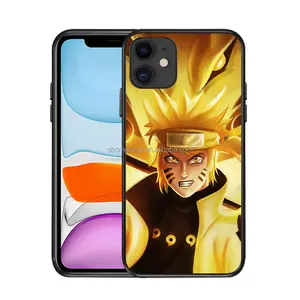 Funda de teléfono Manga para iPhone 15 14 13 Pro Max funda protectora de una pieza funda de teléfono Narutto personalizada